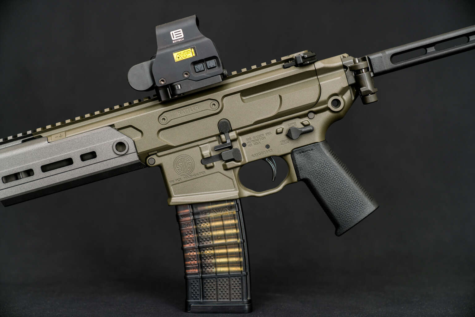 Sig Sauer MCX Rattler 5.56 NATO OD Gunmetal 5.5″ Pistol NRC
